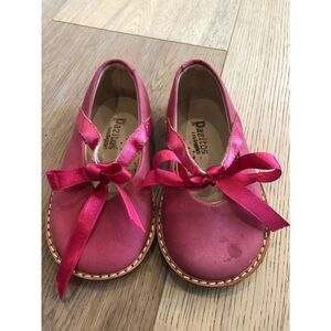 Pazitos Los Angeles Pink Leather Mary Janes, Toddler 5